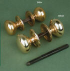 mda Plain brass door knobs