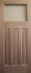 Hardwood 30s door with raised panels
