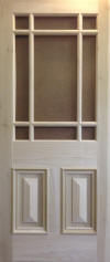 Tulipwood 9 pane door with cb