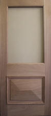 hardwood vestibule door with cricket bat panel.JPG (256671 bytes)