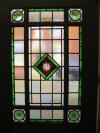 9 pane door green glazing option