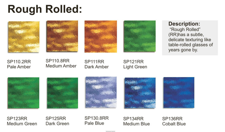 Spectrum rough rolled