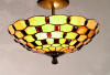 &nbsp;amber jewelled uplighter