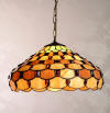 &nbsp;amber jewelled pendant