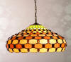 &nbsp;amber jewelled pendannnt large