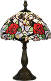 Flight tiffany table lamp